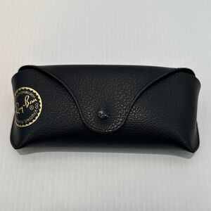 Ray-Ban Black Sunglasses Case with Gold Logo Accent‎